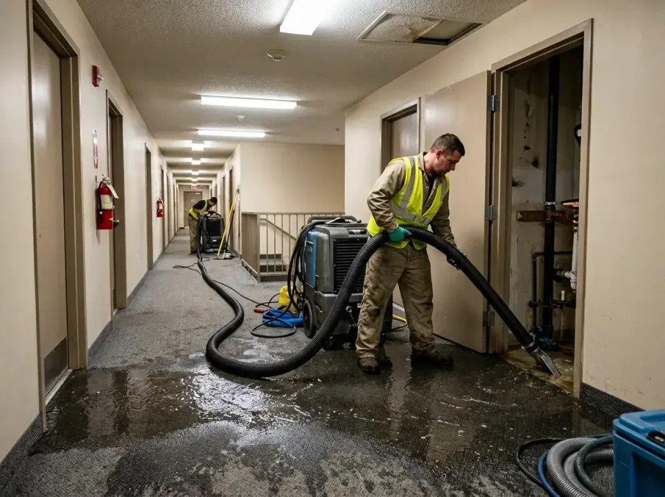 multi-unit-apartment-hallway-f-005 — frequently asked questions, Emergency Burst Pipe Water Extraction & Removal in Davenpor…